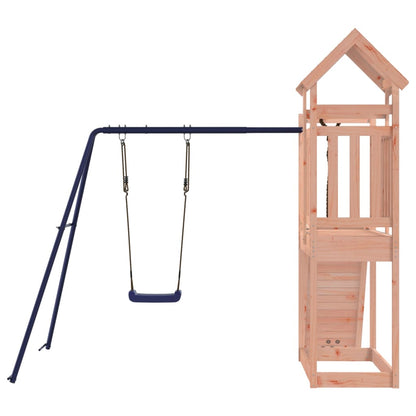 Spielturm aus imprägniertem Kiefernholz und massivem Douglasien- und Kiefernholz