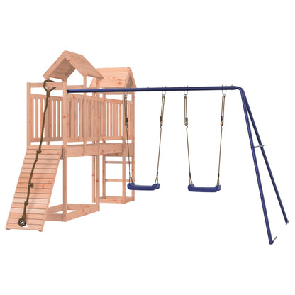 Spielturm aus imprägniertem Kiefernholz und massivem Douglasien- und Kiefernholz