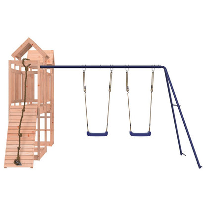 Spielturm aus imprägniertem Kiefernholz und massivem Douglasien- und Kiefernholz