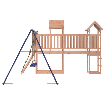 Spielturm aus imprägniertem Kiefernholz und massivem Douglasien- und Kiefernholz