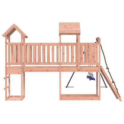 Spielturm aus imprägniertem Kiefernholz und massivem Douglasien- und Kiefernholz