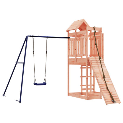 Spielturm aus imprägniertem Kiefernholz und massivem Douglasien- und Kiefernholz