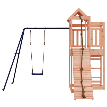Spielturm aus imprägniertem Kiefernholz und massivem Douglasien- und Kiefernholz