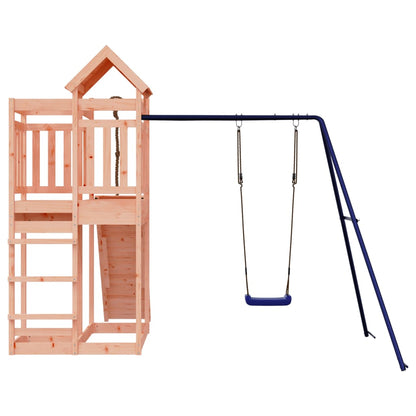 Spielturm aus imprägniertem Kiefernholz und massivem Douglasien- und Kiefernholz