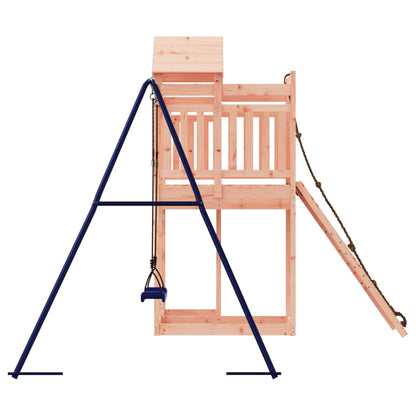Spielturm aus imprägniertem Kiefernholz und massivem Douglasien- und Kiefernholz
