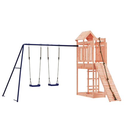 Spielturm aus imprägniertem Kiefernholz und massivem Douglasien- und Kiefernholz