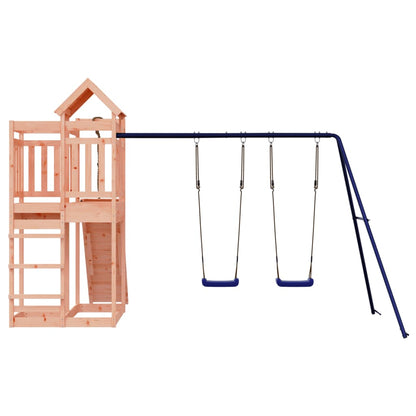 Spielturm aus imprägniertem Kiefernholz und massivem Douglasien- und Kiefernholz