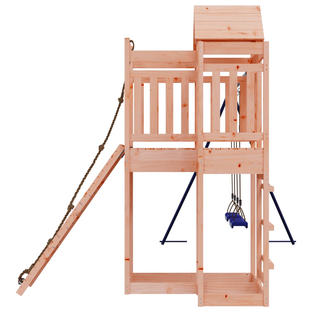 Spielturm aus imprägniertem Kiefernholz und massivem Douglasien- und Kiefernholz