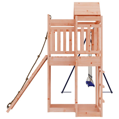 Spielturm aus imprägniertem Kiefernholz und massivem Douglasien- und Kiefernholz