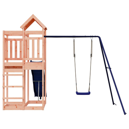 Spielturm aus imprägniertem Kiefernholz und massivem Douglasien- und Kiefernholz