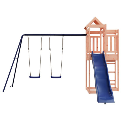 Spielturm aus imprägniertem Kiefernholz und massivem Douglasien- und Kiefernholz