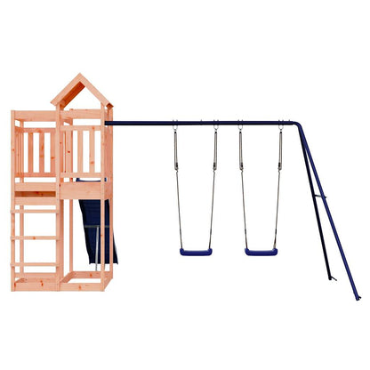 Spielturm aus imprägniertem Kiefernholz und massivem Douglasien- und Kiefernholz