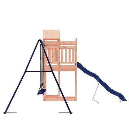 Spielturm aus imprägniertem Kiefernholz und massivem Douglasien- und Kiefernholz