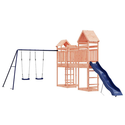 Spielturm aus imprägniertem Kiefernholz und massivem Douglasien- und Kiefernholz