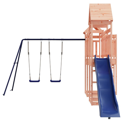 Spielturm aus imprägniertem Kiefernholz und massivem Douglasien- und Kiefernholz