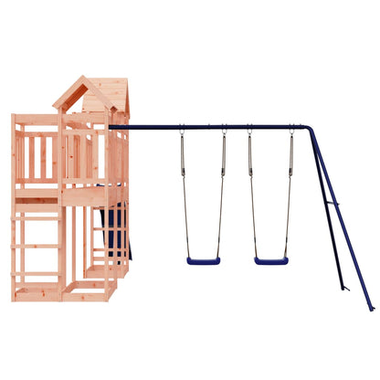 Spielturm aus imprägniertem Kiefernholz und massivem Douglasien- und Kiefernholz