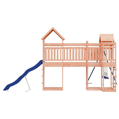 Spielturm aus imprägniertem Kiefernholz und massivem Douglasien- und Kiefernholz