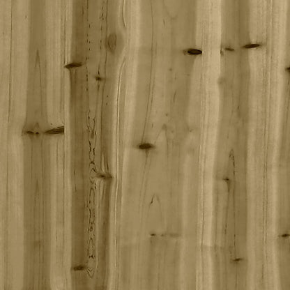 Spielturm mit Kletterwand aus imprägniertem Kiefernholz und Massivholz Douglasie