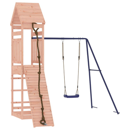 Spielturm aus imprägniertem Kiefernholz und massivem Douglasien- und Kiefernholz