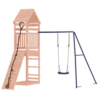 Spielturm aus imprägniertem Kiefernholz und massivem Douglasien- und Kiefernholz