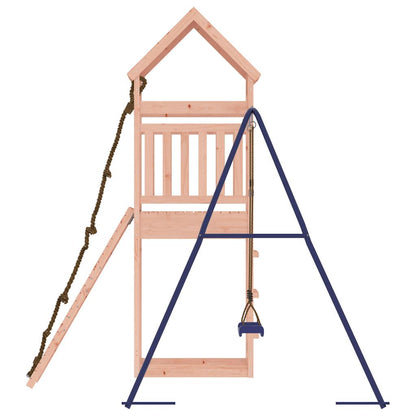 Spielturm aus imprägniertem Kiefernholz und massivem Douglasien- und Kiefernholz