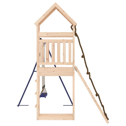 Spielturm aus imprägniertem Kiefernholz und massivem Douglasien- und Kiefernholz