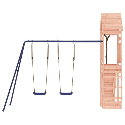 Spielturm aus imprägniertem Kiefernholz und massivem Douglasien- und Kiefernholz