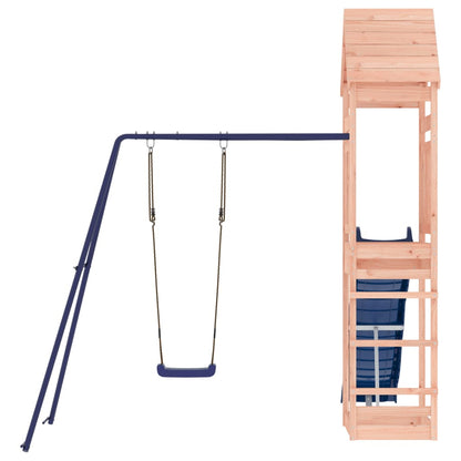 Spielturm aus imprägniertem Kiefernholz und massivem Douglasien- und Kiefernholz