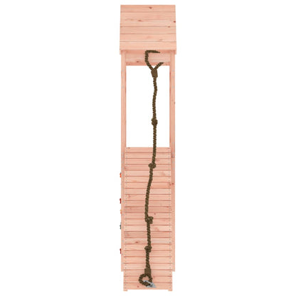 Spielturm mit Kletterwand aus imprägniertem Kiefernholz und Massivholz Douglasie/Kiefer