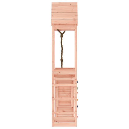Spielturm mit Kletterwand aus imprägniertem Kiefernholz und Massivholz Douglasie/Kiefer