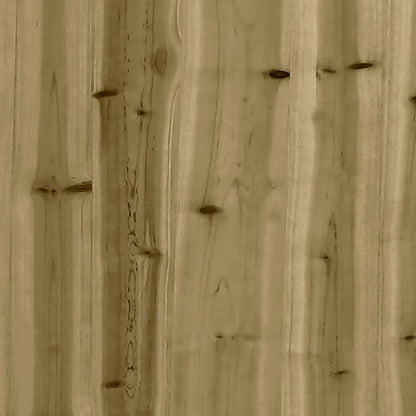 Spielturm mit Kletterwand aus imprägniertem Kiefernholz und Massivholz Douglasie/Kiefer