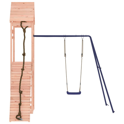 Spielturm aus imprägniertem Kiefernholz und massivem Douglasien- und Kiefernholz