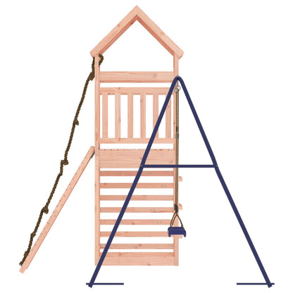 Spielturm aus imprägniertem Kiefernholz und massivem Douglasien- und Kiefernholz