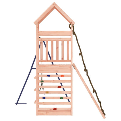 Spielturm aus imprägniertem Kiefernholz und massivem Douglasien- und Kiefernholz