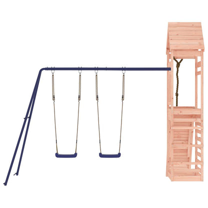 Spielturm aus imprägniertem Kiefernholz und massivem Douglasien- und Kiefernholz