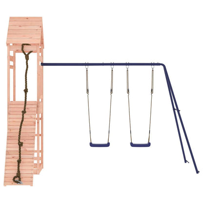 Spielturm aus imprägniertem Kiefernholz und massivem Douglasien- und Kiefernholz
