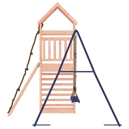 Spielturm aus imprägniertem Kiefernholz und massivem Douglasien- und Kiefernholz