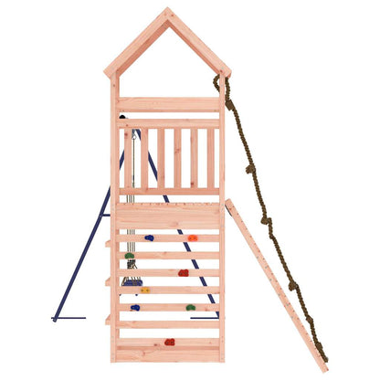 Spielturm aus imprägniertem Kiefernholz und massivem Douglasien- und Kiefernholz