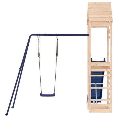 Spielturm aus imprägniertem Kiefernholz und massivem Douglasien- und Kiefernholz