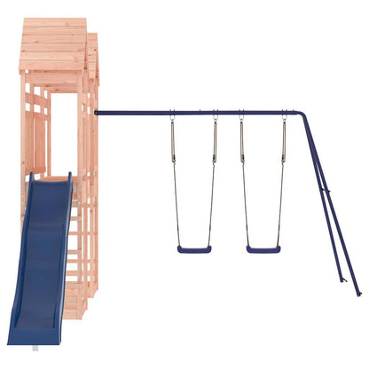 Spielturm aus imprägniertem Kiefernholz und massivem Douglasien- und Kiefernholz