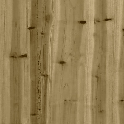 Spielturm mit Kletterwand aus imprägniertem Kiefernholz und Massivholz Douglasie