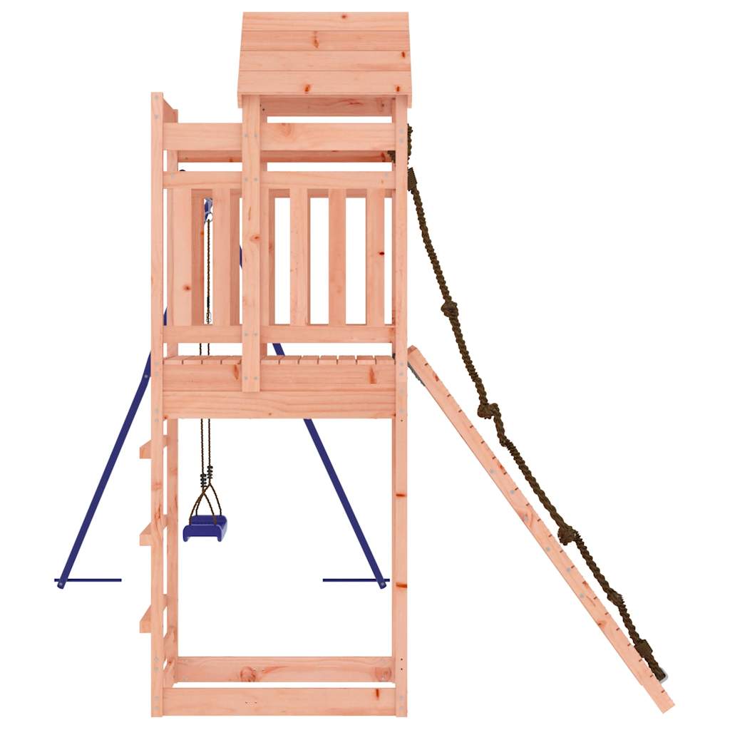 Spielturm aus imprägniertem Kiefernholz und massivem Douglasien- und Kiefernholz