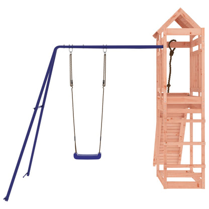 Spielturm aus imprägniertem Kiefernholz und massivem Douglasien- und Kiefernholz