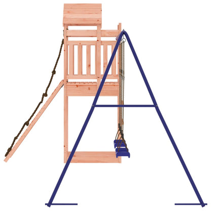Spielturm aus imprägniertem Kiefernholz und massivem Douglasie und Kiefer