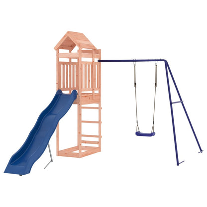 Spielturm aus imprägniertem Kiefernholz und massivem Douglasien- und Kiefernholz