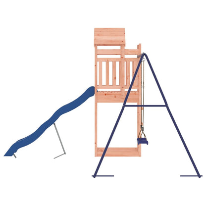Spielturm aus imprägniertem Kiefernholz und massivem Douglasien- und Kiefernholz