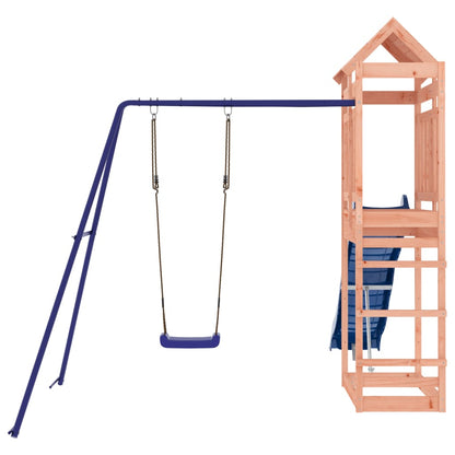 Spielturm aus imprägniertem Kiefernholz und massivem Douglasien- und Kiefernholz