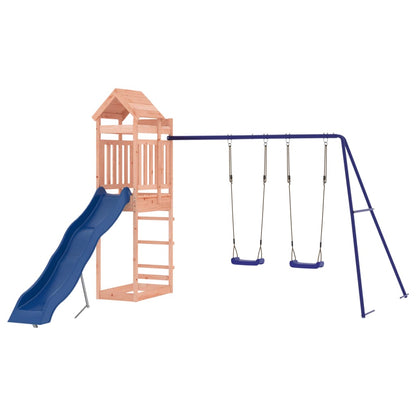 Spielturm aus imprägniertem Kiefernholz und massivem Douglasien- und Kiefernholz