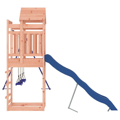 Spielturm aus imprägniertem Kiefernholz und massivem Douglasien- und Kiefernholz