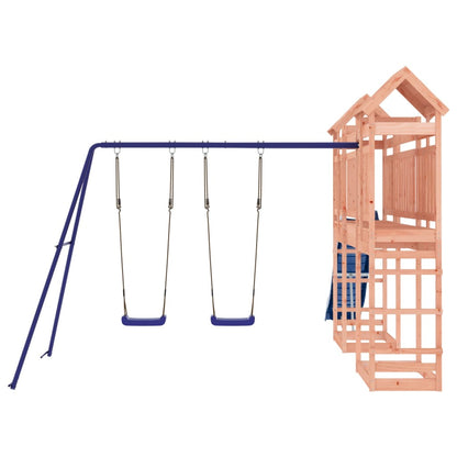 Spielturm aus imprägniertem Kiefernholz und massivem Douglasie und Kiefer